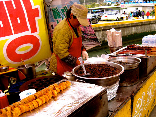 Jindo Sea-Parting Festival Food
