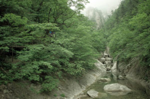 Biryong Waterfall by Nicholas Cole