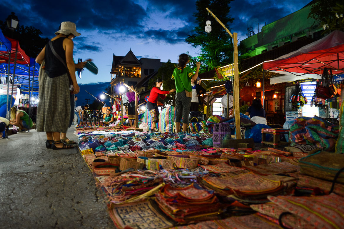 Luang Prabang Travel - night market