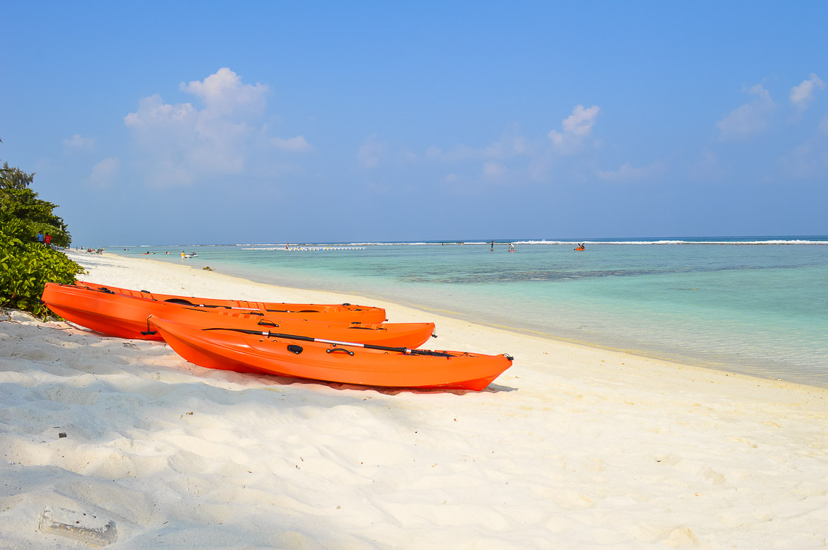 Maldives Travel Layover - Hulhumalé beach