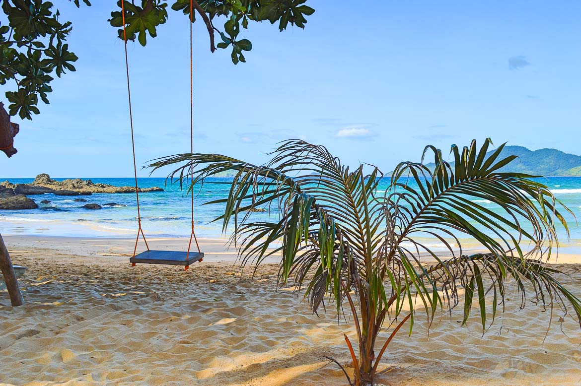 El Nido Philippines Travel Tips - beach swing