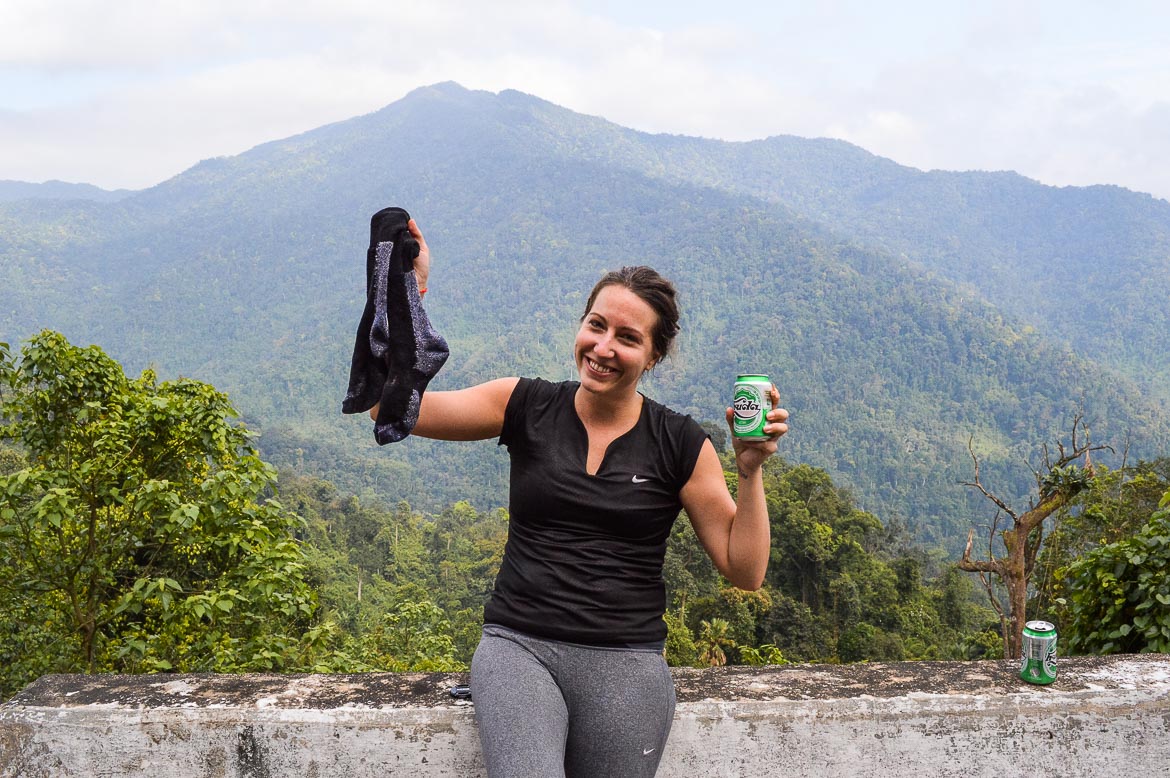 Hang En Cave Phong Nha Travel - finish line & beer