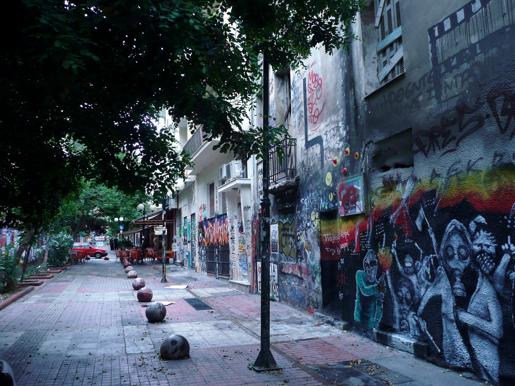 A street in Exarcheia